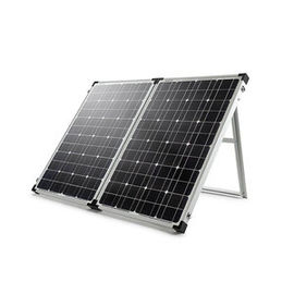 100 वाट 12 वी ठोस सौर पैनल 2 पीके 100 डब्ल्यू सौर पैनल किट किकस्टैंड में निर्मित